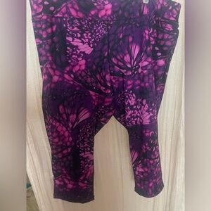 Plus size workout crop pants 4x